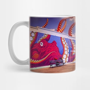 Graffiti Octopus Luna Park Coney Island Brooklyn NYC Mug